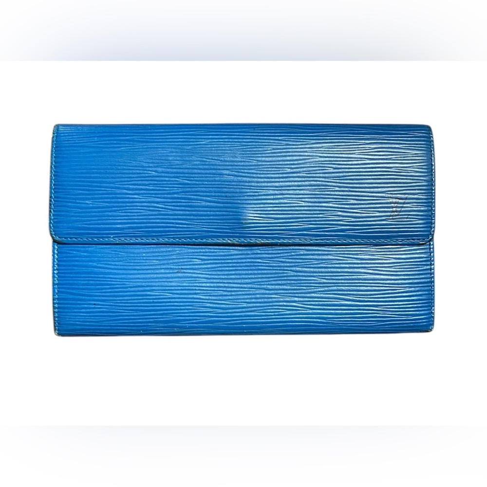 Pre-Loved Authentic Blue LV Epi Continental Wallet